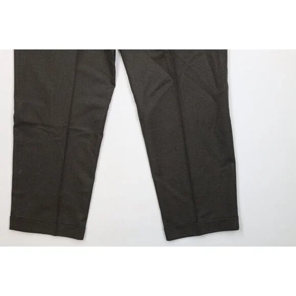 Vintage 90s Streetwear Mens 34x30 Distressed Wool Knit Wide Leg Chino Pants